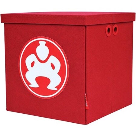 Mobile Edge Shelf Storage Bin, Fabric, Fiberboard, Red, 18 in H, 2 in W, 18 in L ME-SUMO11187